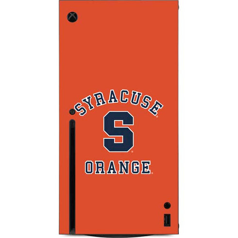 Orange Syracuse Xbox Series X Console Skin