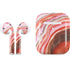 Orange Watercolor Geode Apple AirPods 2 Skin