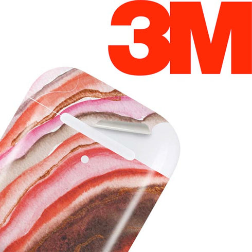 Orange Watercolor Geode Apple AirPods Skin