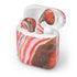 Orange Watercolor Geode Apple AirPods Skin