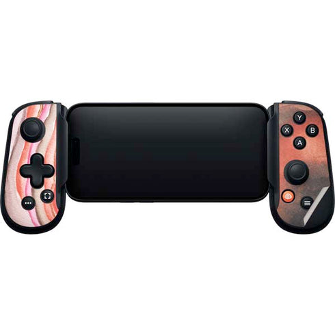 Orange Watercolor Geode Backbone One for iPhone Game Controller Skin