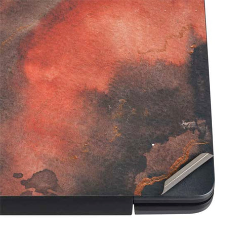 Orange Watercolor Geode Dell Vostro Skin