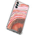 Orange Watercolor Geode Galaxy A13 5G Clear Case