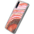Orange Watercolor Geode Galaxy A50 Clear Case