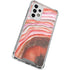 Orange Watercolor Geode Galaxy A53 5G Clear Case
