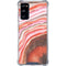 Orange Watercolor Geode Galaxy S20 FE Clear Case