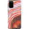 Orange Watercolor Geode Galaxy S20 Plus Pro Case
