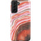 Orange Watercolor Geode Galaxy S21 FE Pro Case
