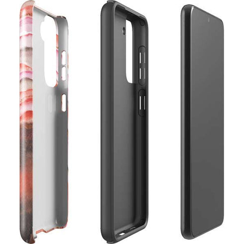 Orange Watercolor Geode Galaxy S21 Plus 5G Pro Case