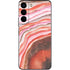 Orange Watercolor Geode Galaxy S22 Skin