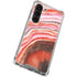 Orange Watercolor Geode Galaxy S23 Clear Case