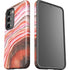 Orange Watercolor Geode Galaxy S23 Plus Pro Case