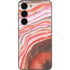 Orange Watercolor Geode Galaxy S23 Skin