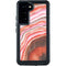 Orange Watercolor Geode Galaxy S23 Waterproof Case
