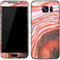 Orange Watercolor Geode Galaxy S7 Skin
