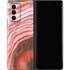 Orange Watercolor Geode Galaxy Z Fold2 5G Skin