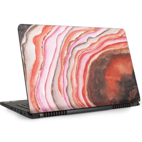 Orange Watercolor Geode Dell Inspiron Skin