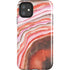 Orange Watercolor Geode iPhone 11 Impact Case