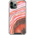 Orange Watercolor Geode iPhone 11 Pro Max Clear Case