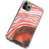 Orange Watercolor Geode iPhone 11 Pro Max Clear Case