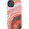Orange Watercolor Geode iPhone 11 Pro Max Impact Case