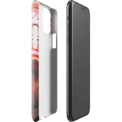 Orange Watercolor Geode iPhone 11 Pro Max Lite Case