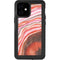 Orange Watercolor Geode iPhone 12 Mini Waterproof Case