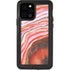 Orange Watercolor Geode iPhone 12 Pro Waterproof Case