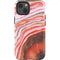 Orange Watercolor Geode iPhone 13 Impact Case