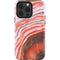 Orange Watercolor Geode iPhone 13 Pro Impact Case