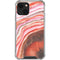 Orange Watercolor Geode iPhone 14 Clear Case