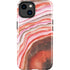 Orange Watercolor Geode iPhone 14 Plus Impact Case