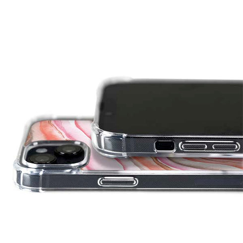 Orange Watercolor Geode iPhone 14 Plus MagSafe Case