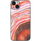 Orange Watercolor Geode iPhone 15 Plus Skin