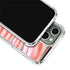Orange Watercolor Geode iPhone 15 Pro Clear Case