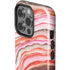 Orange Watercolor Geode iPhone 14 Pro Impact Case