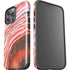Orange Watercolor Geode iPhone 14 Pro Max Impact Case