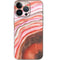 Orange Watercolor Geode iPhone 14 Pro Skin