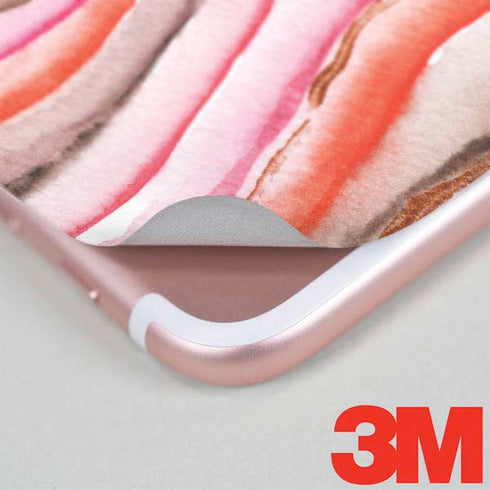 Orange Watercolor Geode iPhone 8 Skin