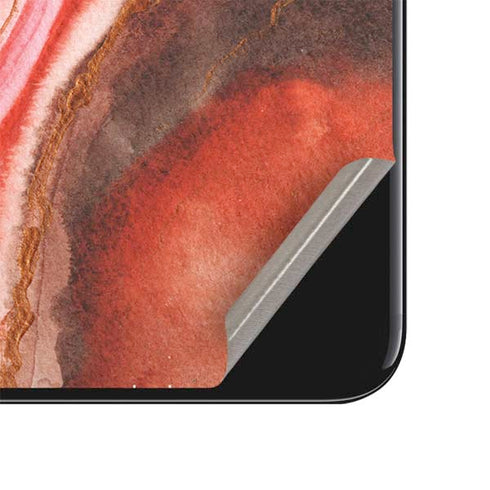 Orange Watercolor Geode iPhone SE (2nd & 3rd Gen) Skin