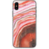 Orange Watercolor Geode iPhone X Skin