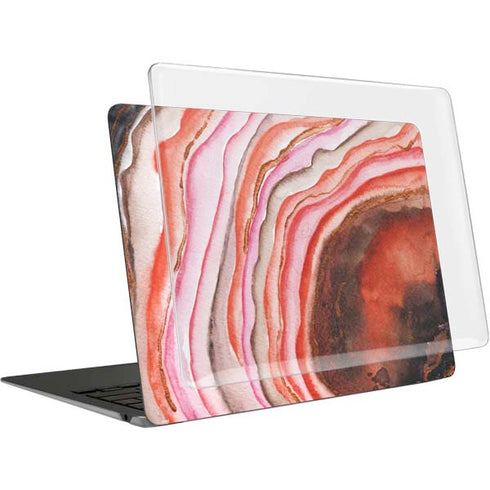 Orange Watercolor Geode MacBook Air 13in M1 (2021) Case plus Skin