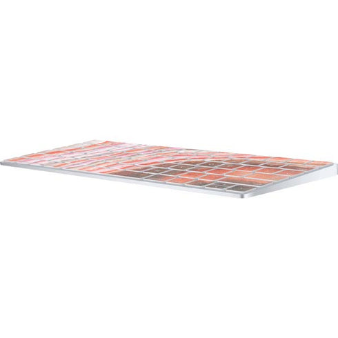 Orange Watercolor Geode Magic Keyboard Skin