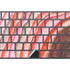 Orange Watercolor Geode Magic Keyboard with Numeric Keypad Skin