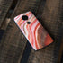 Orange Watercolor Geode Moto E5 Plus Skin