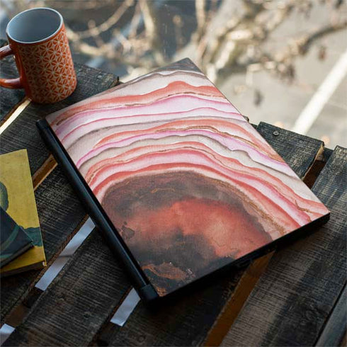 Orange Watercolor Geode MSI GS65 Stealth Laptop Skin