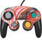 Orange Watercolor Geode Nintendo GameCube Controller Skin