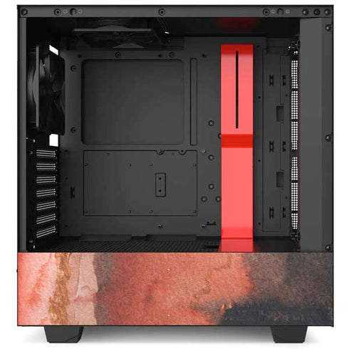 Orange Watercolor Geode NZXT H510 Compact ATX Mid-Tower Case Skin