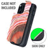 Orange Watercolor Geode Otterbox Defender iPhone Skin