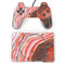 Orange Watercolor Geode PlayStation Classic Bundle Skin